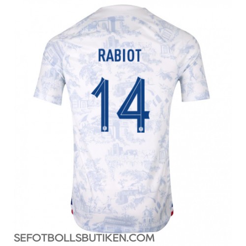 Frankrike Adrien Rabiot #14 Replika Borta matchkläder VM 2022 Korta ärmar